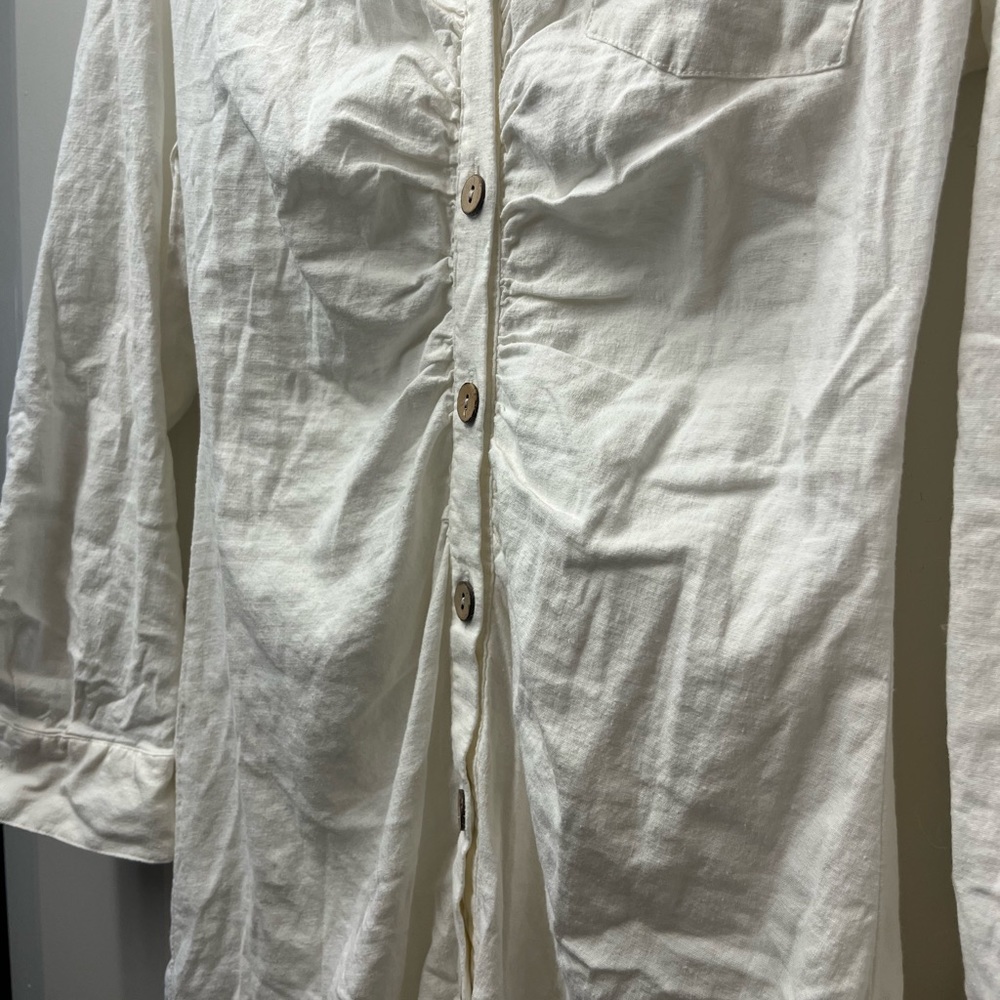 Zara Button Down Dress - Picture 3 of 8